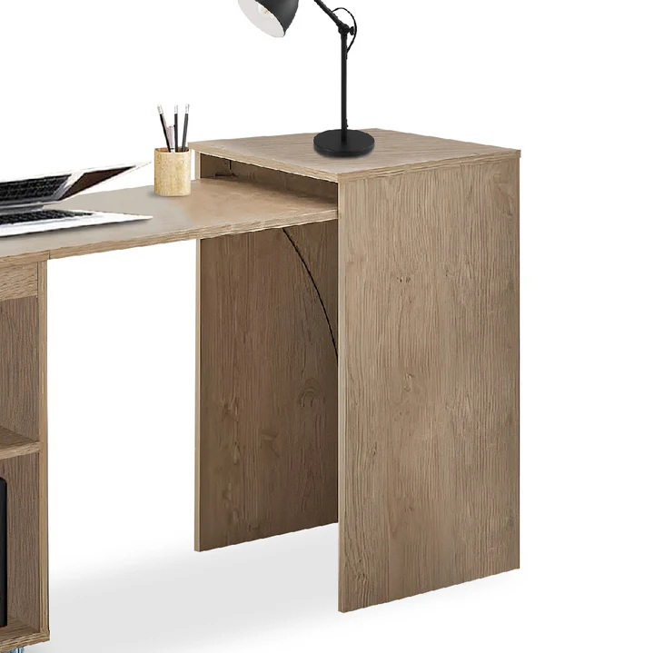 L-Shaped Desk Side View